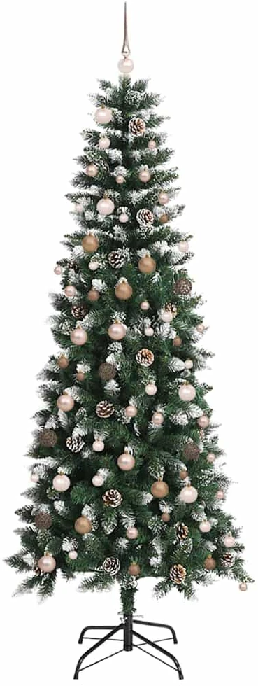Dirbtinė Kalėdų eglutė Žalia 210 cm PVC, plastikas ir plienas
