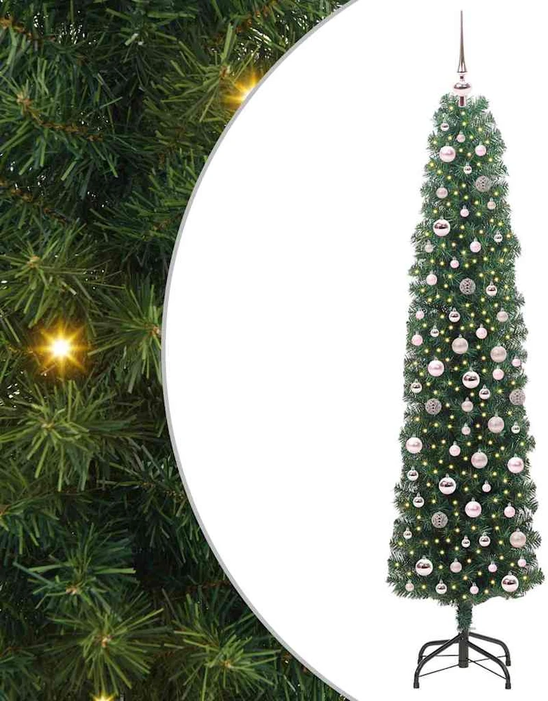 Dirbtinė Kalėdų eglutė Žalia 210 cm PVC, plienas ir plastikas