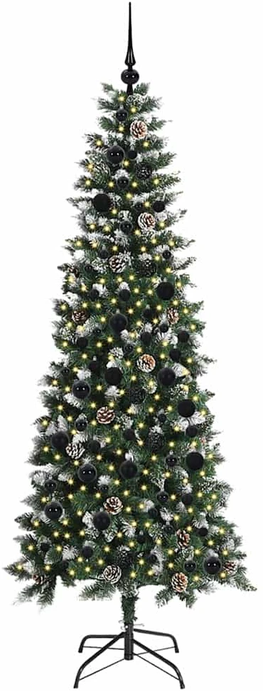Dirbtinė Kalėdų eglutė Žalia 210 cm PVC, plastikas ir plienas