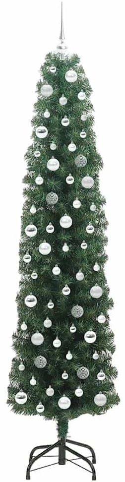 Dirbtinė Kalėdų eglutė Žalia 210 cm PVC, plienas ir plastikas