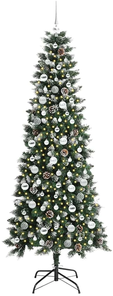 Dirbtinė Kalėdų eglutė Žalia 210 cm PVC, plastikas ir plienas