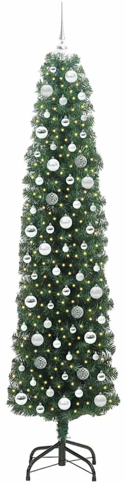Dirbtinė Kalėdų eglutė Žalia 210 cm PVC, plienas ir plastikas