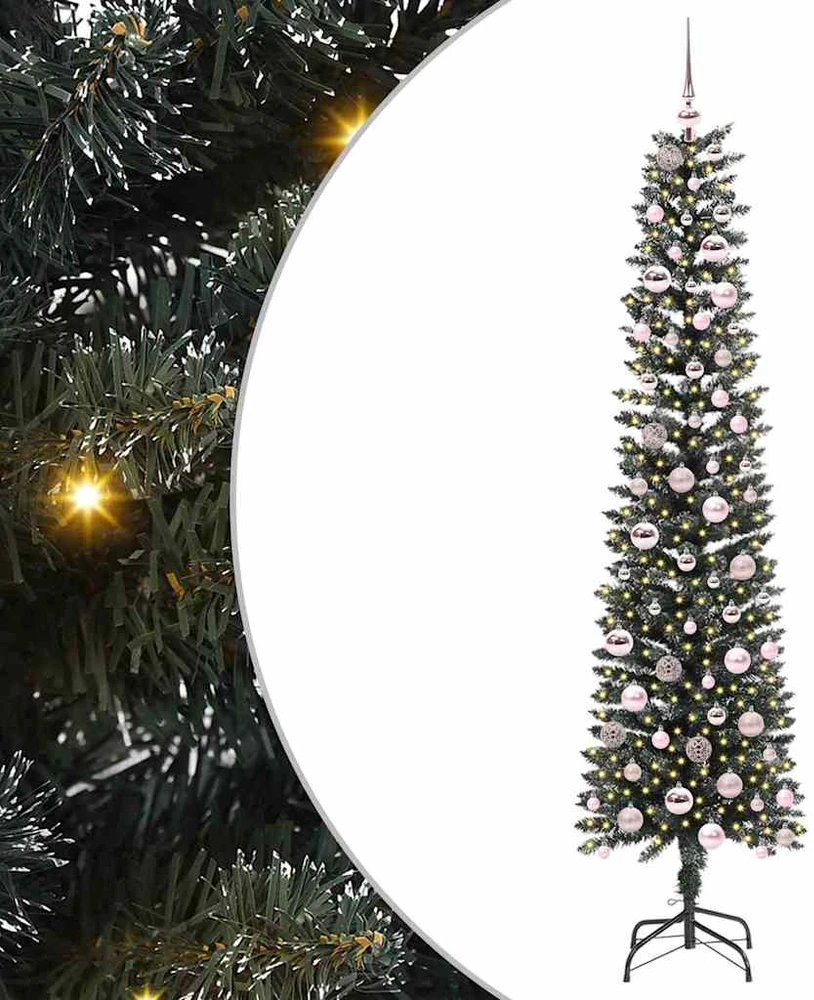Dirbtinė Kalėdų eglutė Žalia 210 cm PVC, plastikas ir plienas