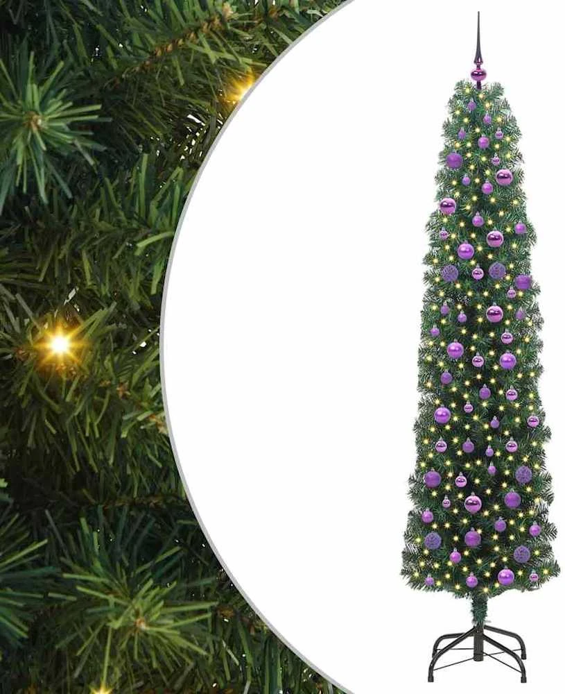 Dirbtinė Kalėdų eglutė Žalia 210 cm PVC, plienas ir plastikas