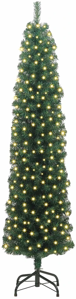 Dirbtinė Kalėdų eglutė Žalia 210 cm PVC, plienas ir plastikas