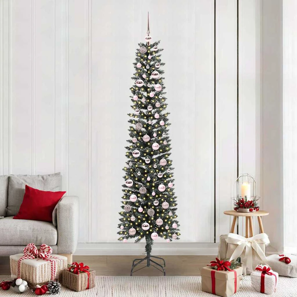 Dirbtinė Kalėdų eglutė Žalia 210 cm PVC, plastikas ir plienas