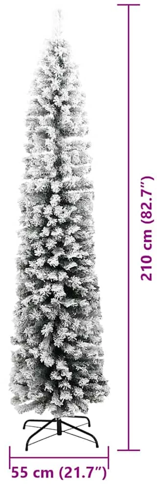 Dirbtinė Kalėdų eglutė Žalia 210 cm PVC, plienas ir plastikas