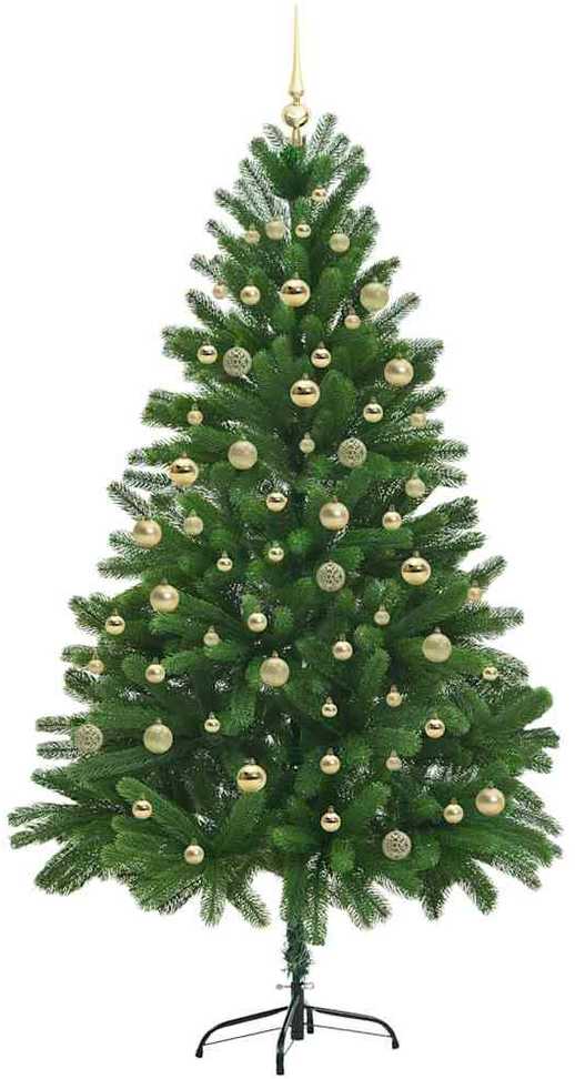 Dirbtinė Kalėdų eglutė Žalia 210 cm PVC, plienas ir plastikas