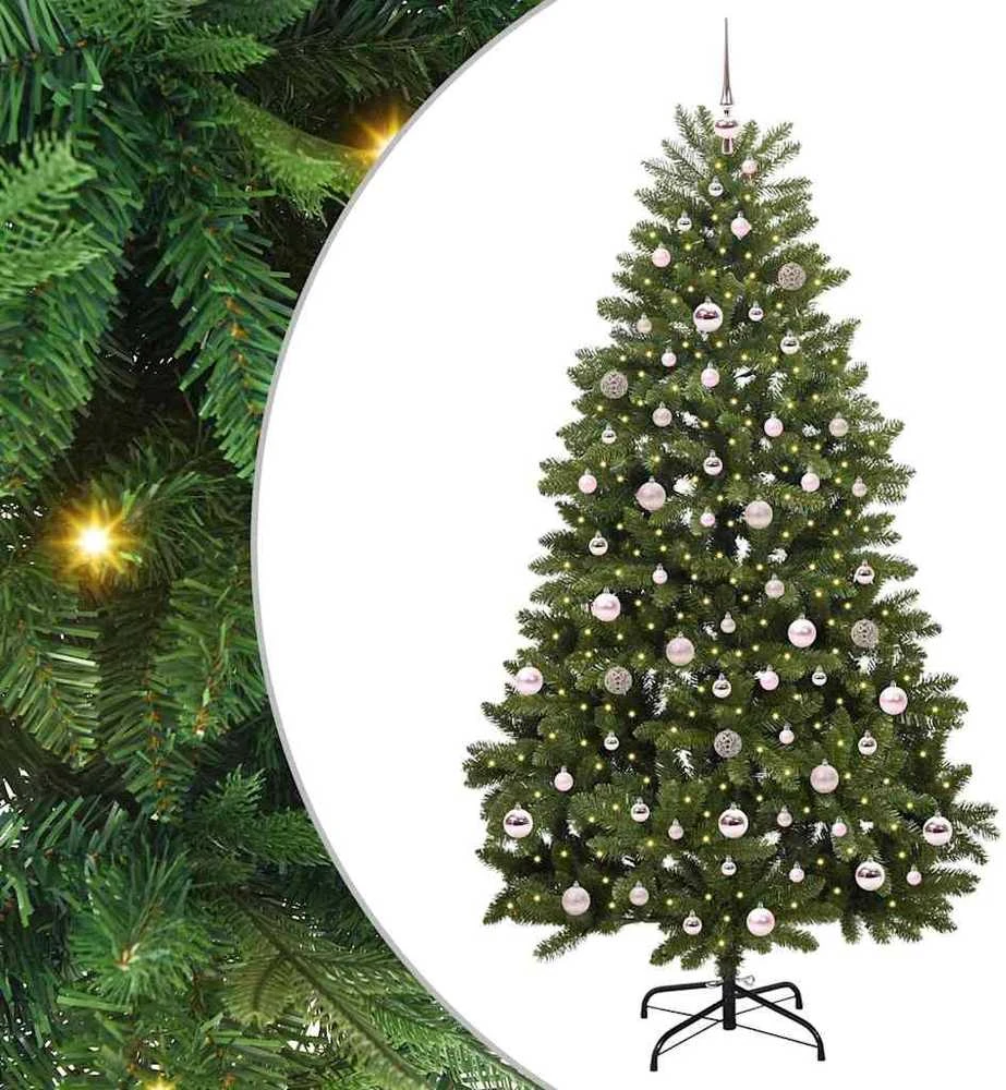 Dirbtinė Kalėdų eglutė 210 cm 300 LED Šilta balta Žalia