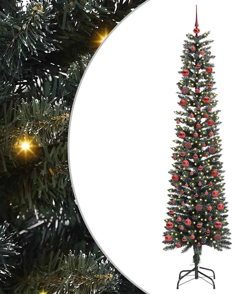 Dirbtinė Kalėdų eglutė Žalia 210 cm PVC, plastikas ir plienas