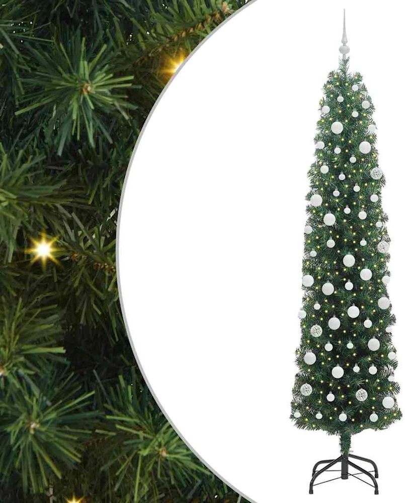Dirbtinė Kalėdų eglutė Žalia 210 cm PVC, plienas ir plastikas