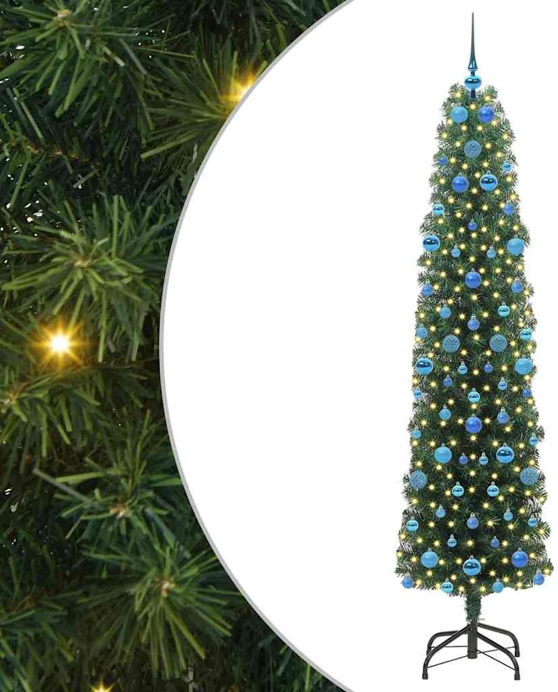 Dirbtinė Kalėdų eglutė Žalia 210 cm PVC, plienas ir plastikas