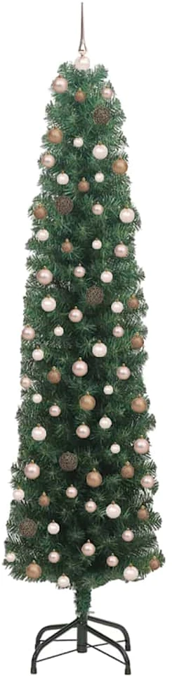 Dirbtinė Kalėdų eglutė Žalia 210 cm PVC, plienas ir plastikas