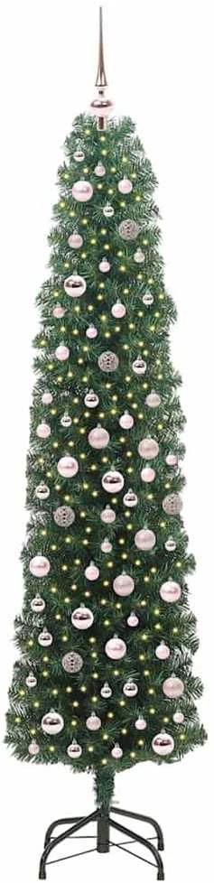 Dirbtinė Kalėdų eglutė Žalia 210 cm PVC, plienas ir plastikas