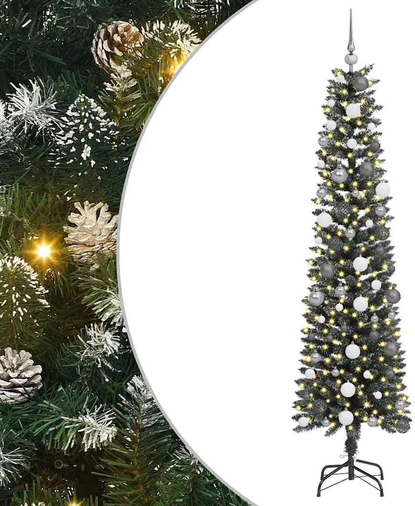 Dirbtinė Kalėdų eglutė Žalia 210 cm PVC, plastikas ir plienas
