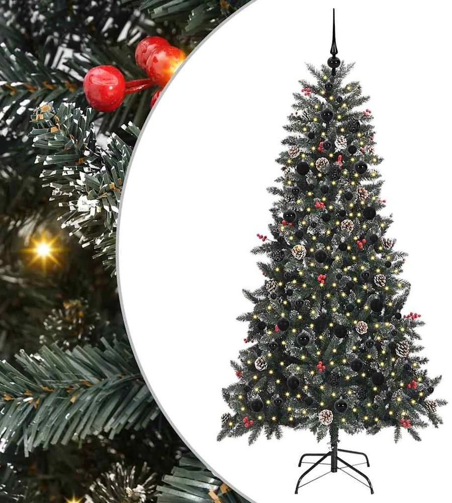 Dirbtinė Kalėdų eglutė Žalia 210 cm PVC, plastikas ir plienas