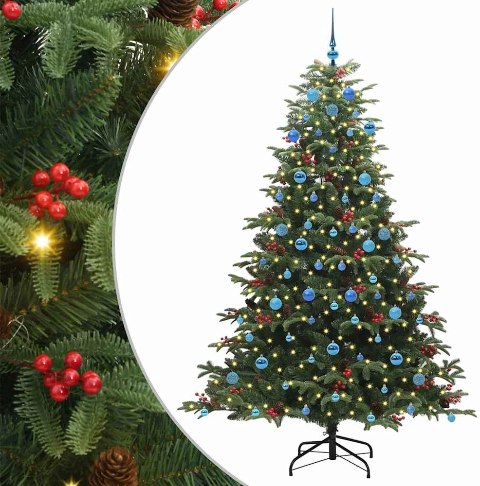 Dirbtinė Kalėdų eglutė Žalia 210 cm PVC ir Metalas ir Plastikas