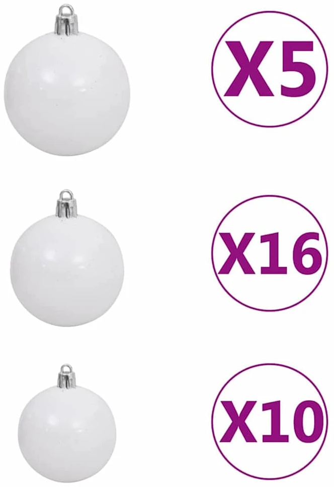 Dirbtinė Kalėdų eglutė Žalia 210 cm PVC, plienas ir plastikas