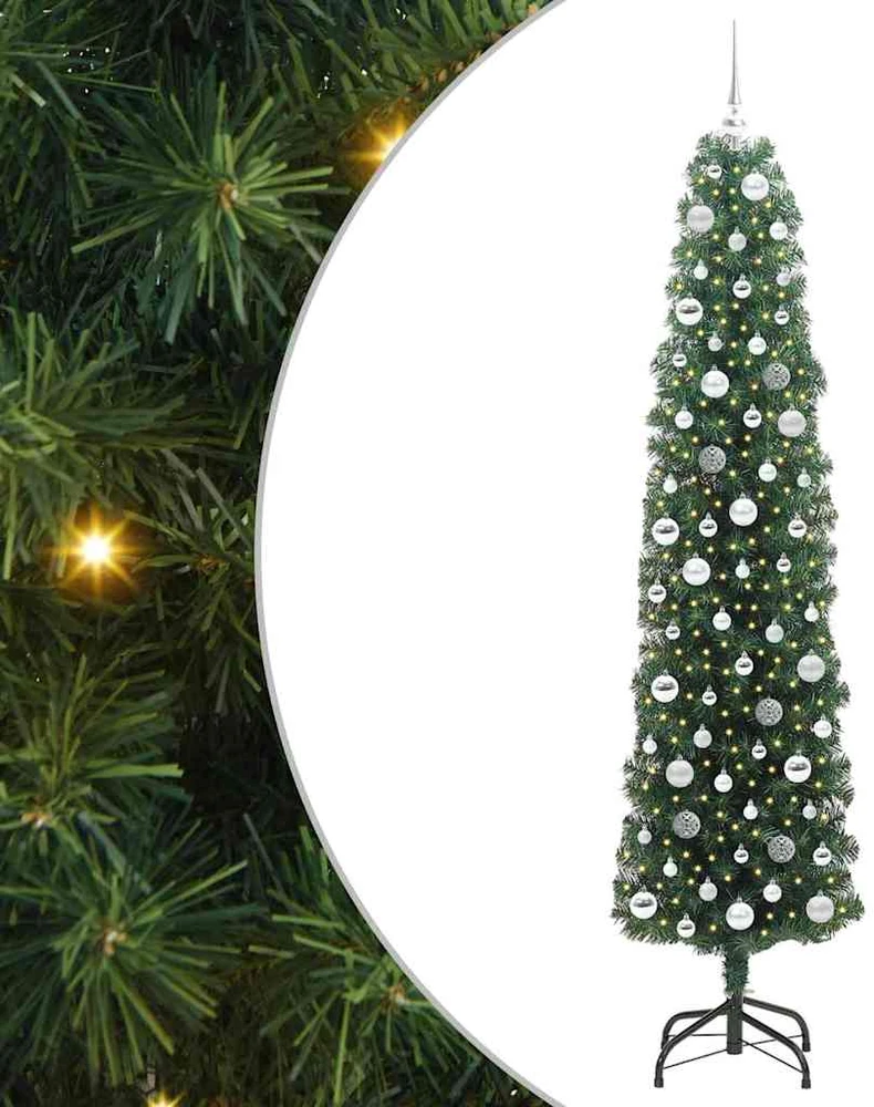 Dirbtinė Kalėdų eglutė Žalia 210 cm PVC, plienas ir plastikas