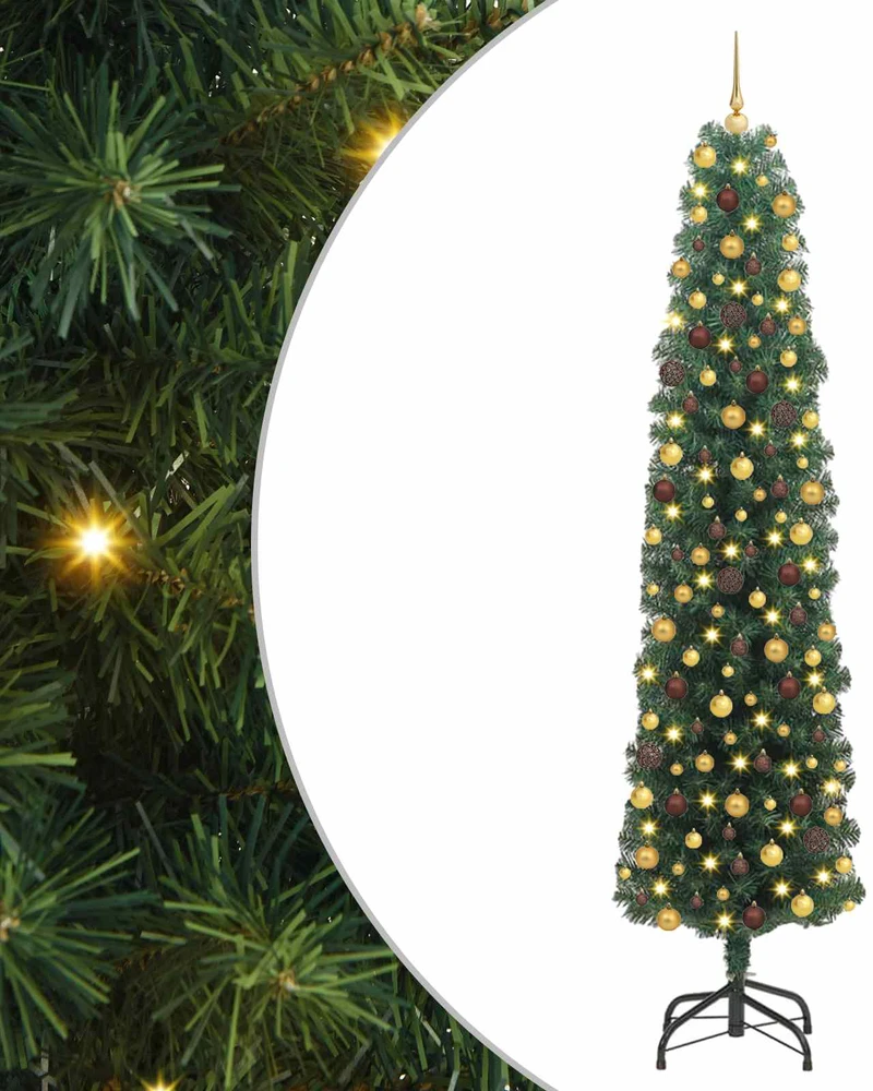 Dirbtinė Kalėdų eglutė Žalia 210 cm PVC, plienas ir plastikas