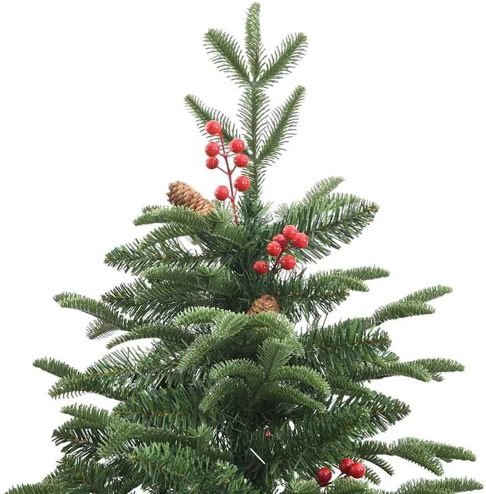 Dirbtinė Kalėdų eglutė Žalia 210 cm PVC ir Metalas ir Plastikas