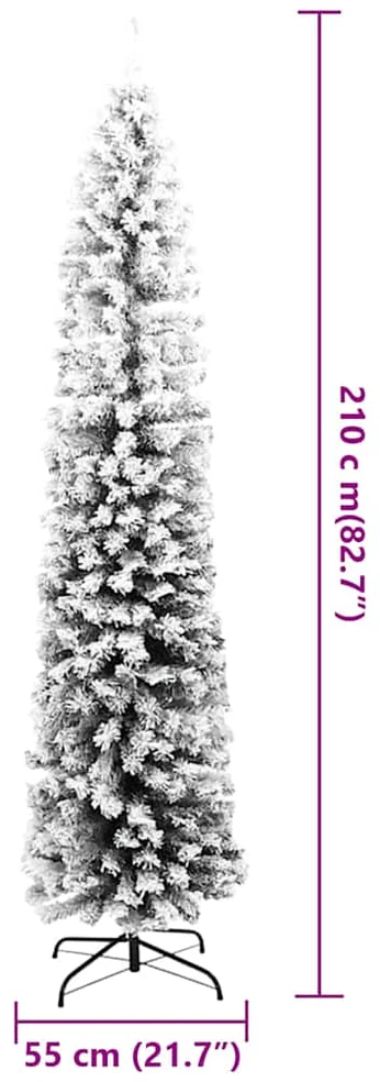 Dirbtinė Kalėdų eglutė Žalia 210 cm PVC, plienas ir plastikas