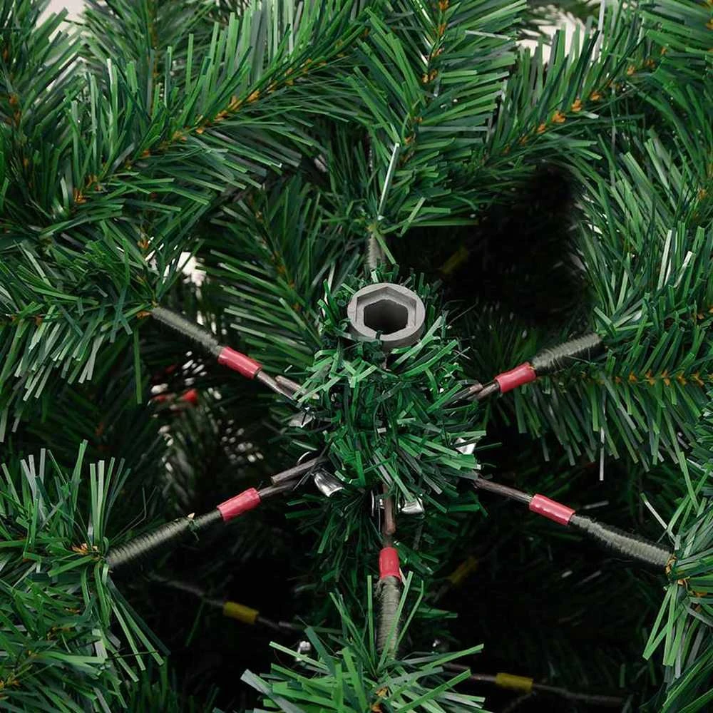 Dirbtinė Kalėdų eglutė Žalia 210 cm PVC ir Metalas ir Plastikas