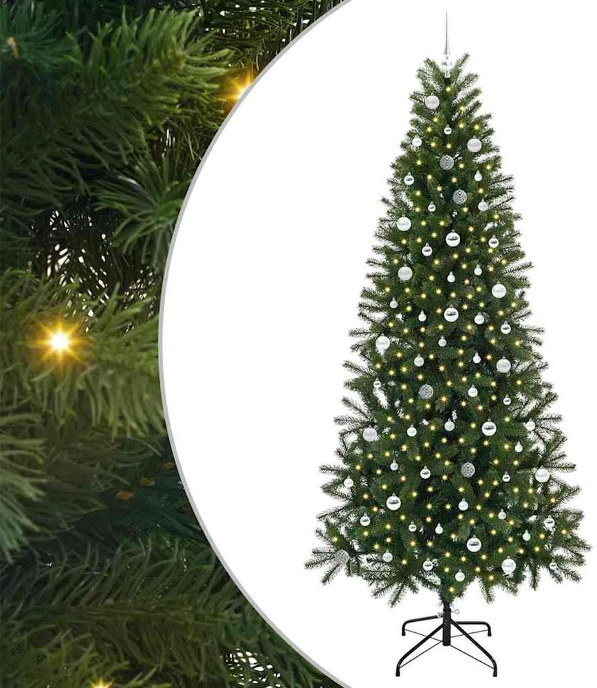 Dirbtinė Kalėdų eglutė Žalia 240 cm PE ir PVC