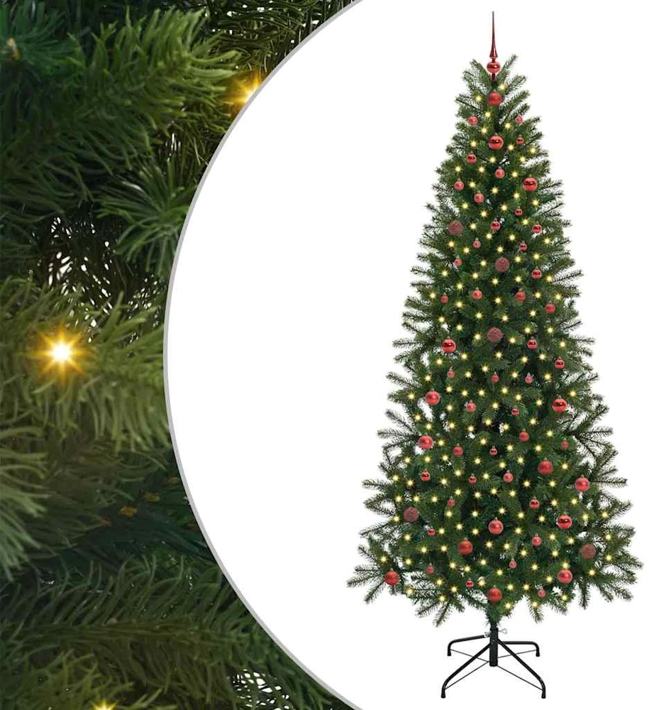 Dirbtinė Kalėdų eglutė Žalia 240 cm PE ir PVC