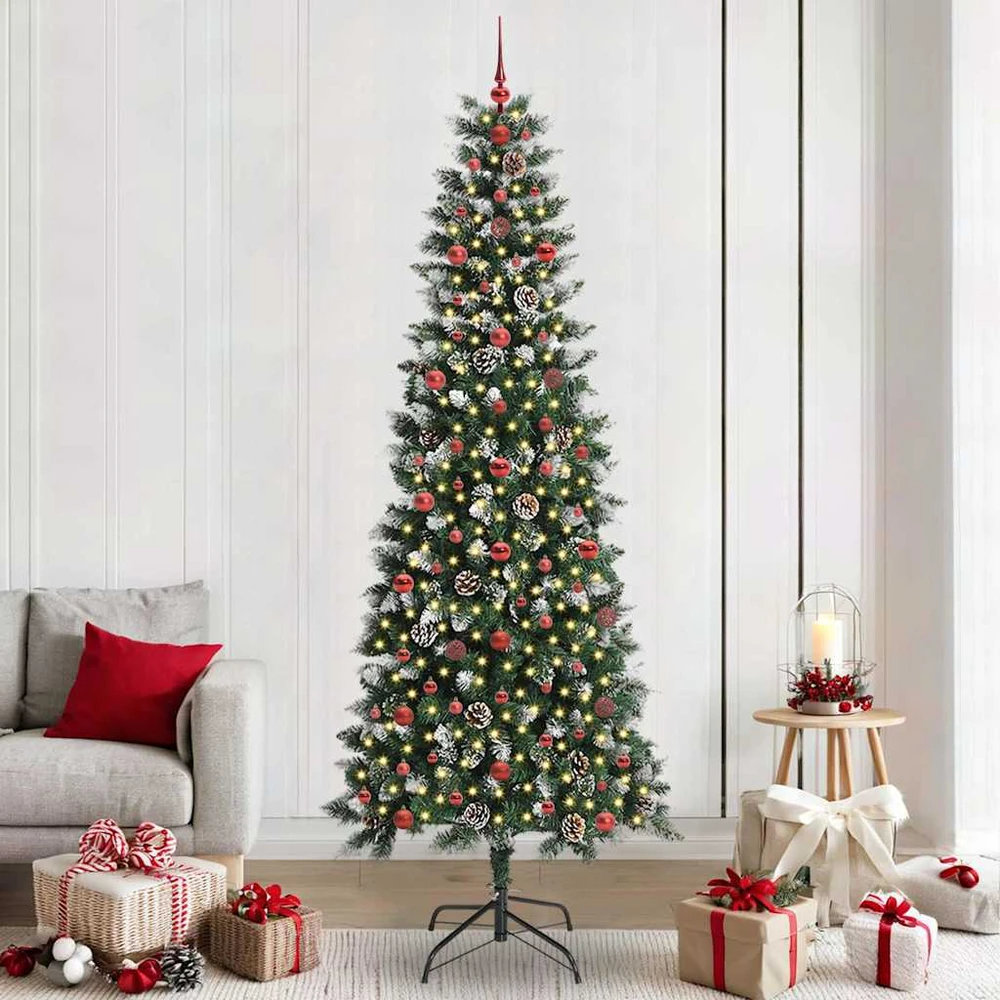 Dirbtinė Kalėdų eglutė Žalia 240 cm PVC, plastikas ir plienas