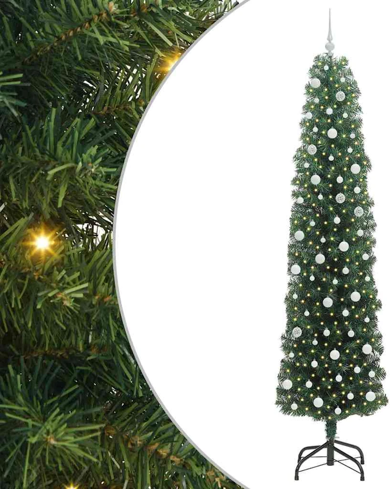 Dirbtinė Kalėdų eglutė Žalia 240 cm PVC, plienas ir plastikas