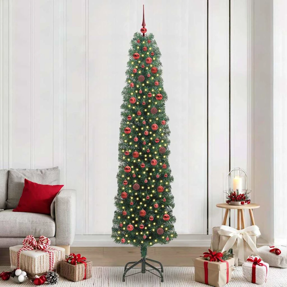 Dirbtinė Kalėdų eglutė Žalia 240 cm PVC, plienas ir plastikas