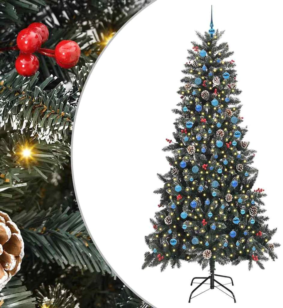 Dirbtinė Kalėdų eglutė Žalia 240 cm PVC, plastikas ir plienas