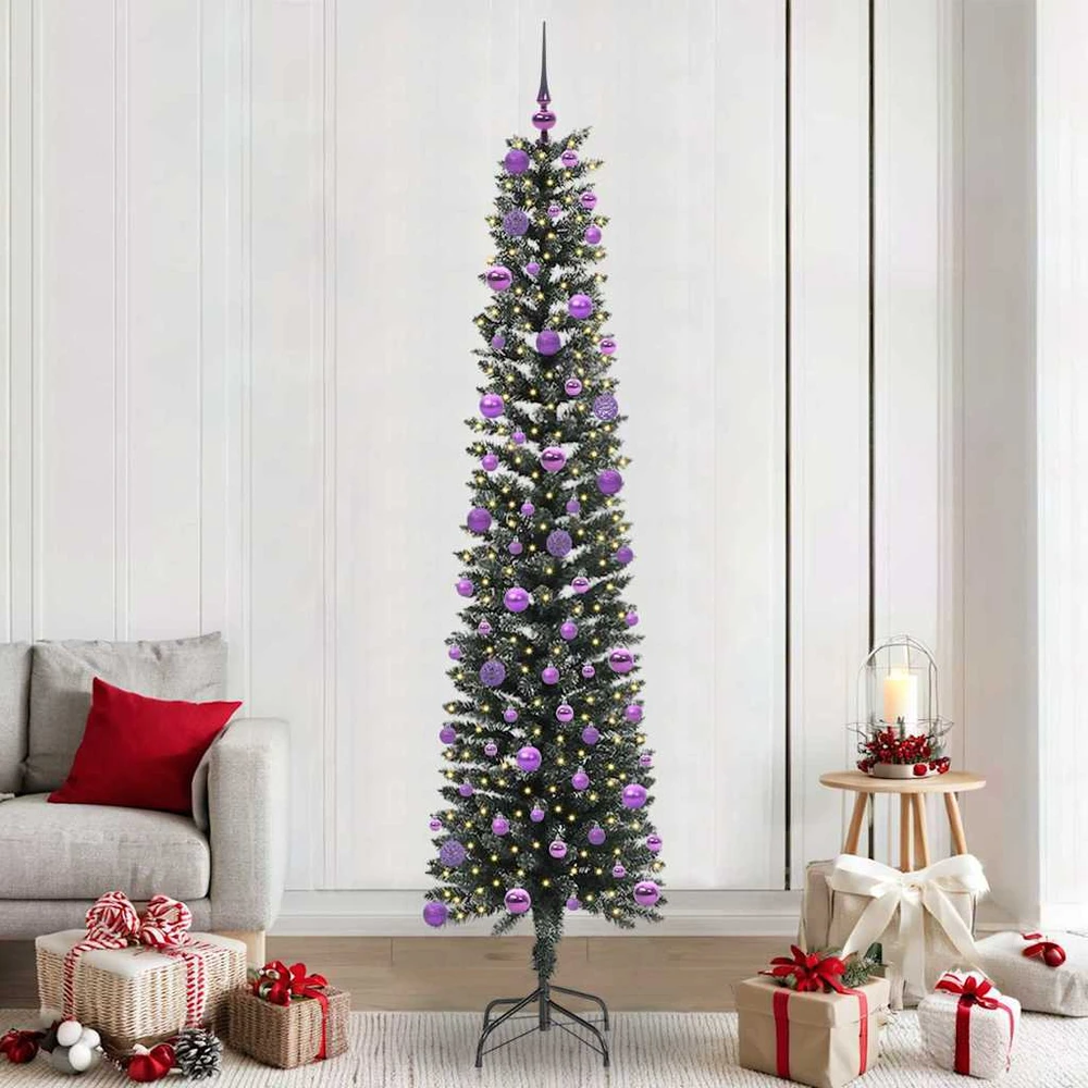Dirbtinė Kalėdų eglutė Žalia 240 cm PVC, plastikas ir plienas