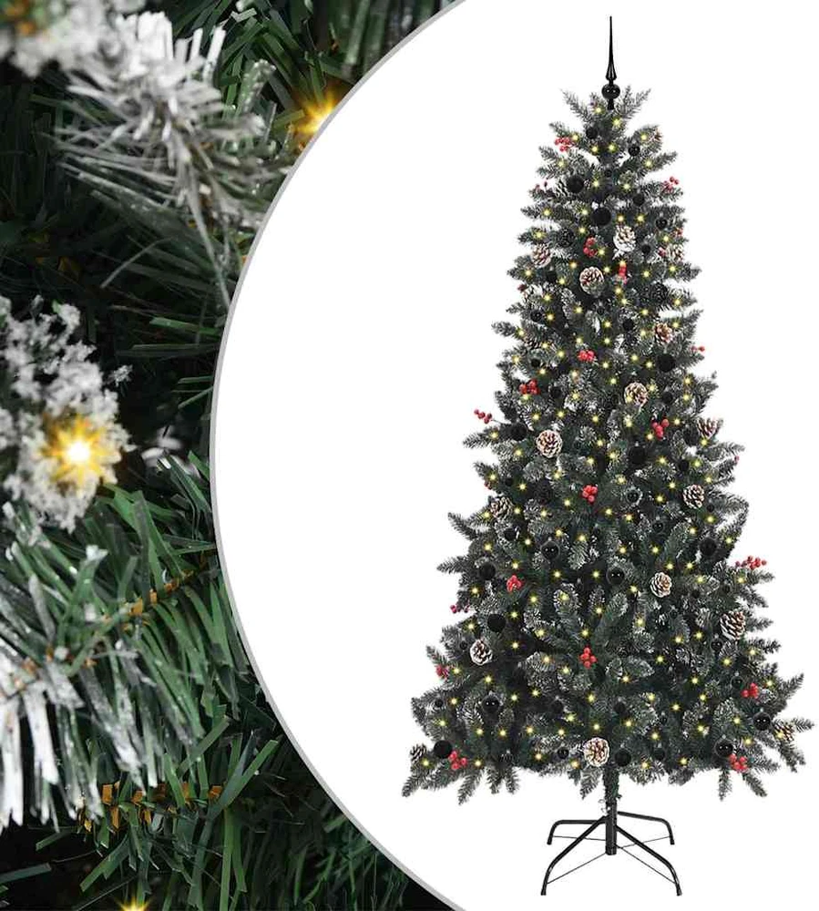 Dirbtinė Kalėdų eglutė Žalia 240 cm PVC, plastikas ir plienas