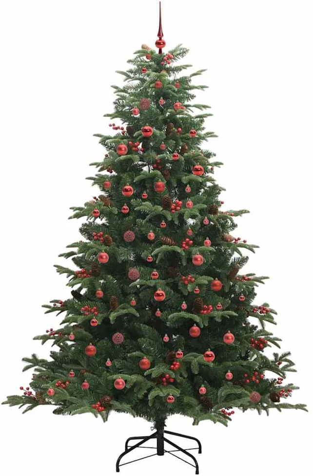Dirbtinė Kalėdų eglutė Žalia 240 cm PVC ir Metalas ir Plastikas
