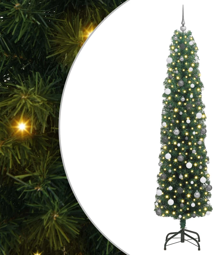 Dirbtinė Kalėdų eglutė Žalia 240 cm PVC, plienas ir plastikas
