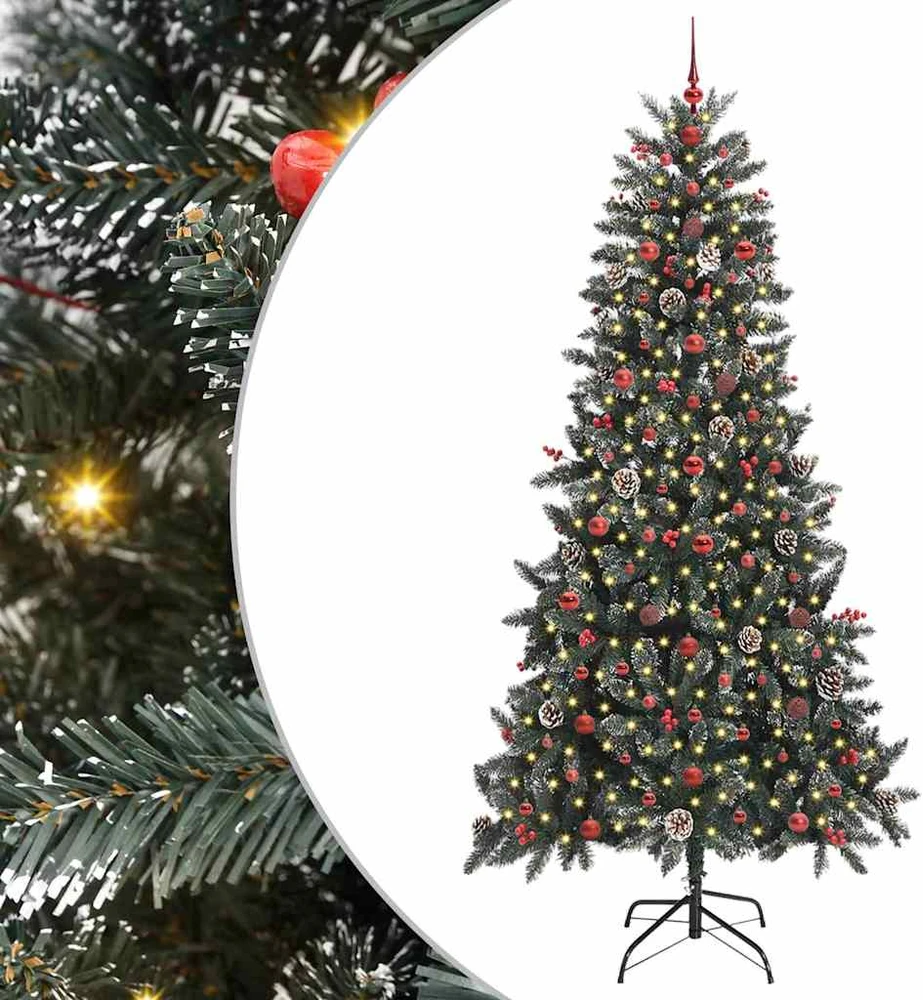 Dirbtinė Kalėdų eglutė Žalia 240 cm PVC, plastikas ir plienas