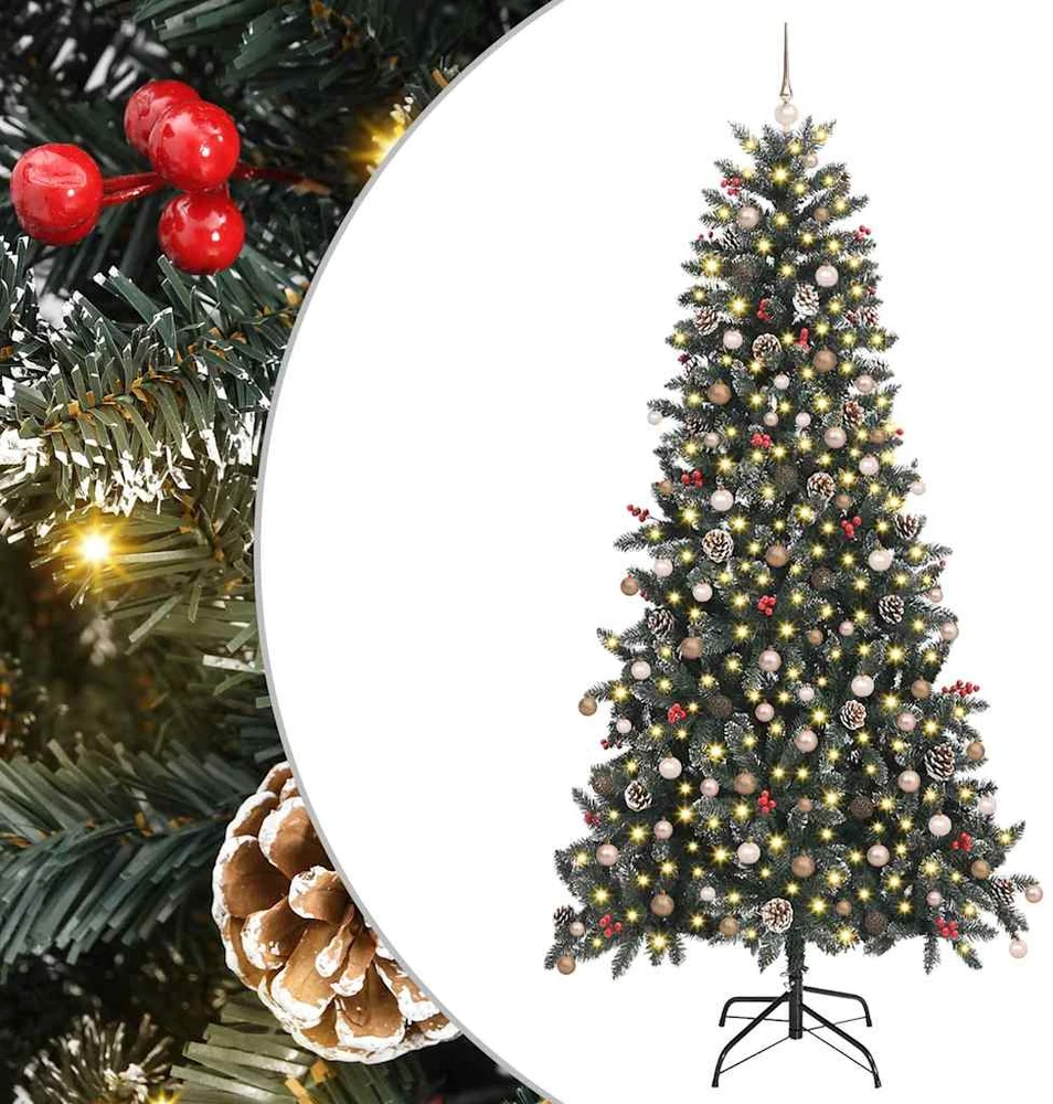 Dirbtinė Kalėdų eglutė Žalia 240 cm PVC, plastikas ir plienas