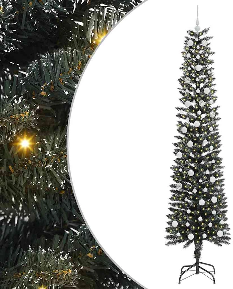 Dirbtinė Kalėdų eglutė Žalia 240 cm PVC, plastikas ir plienas