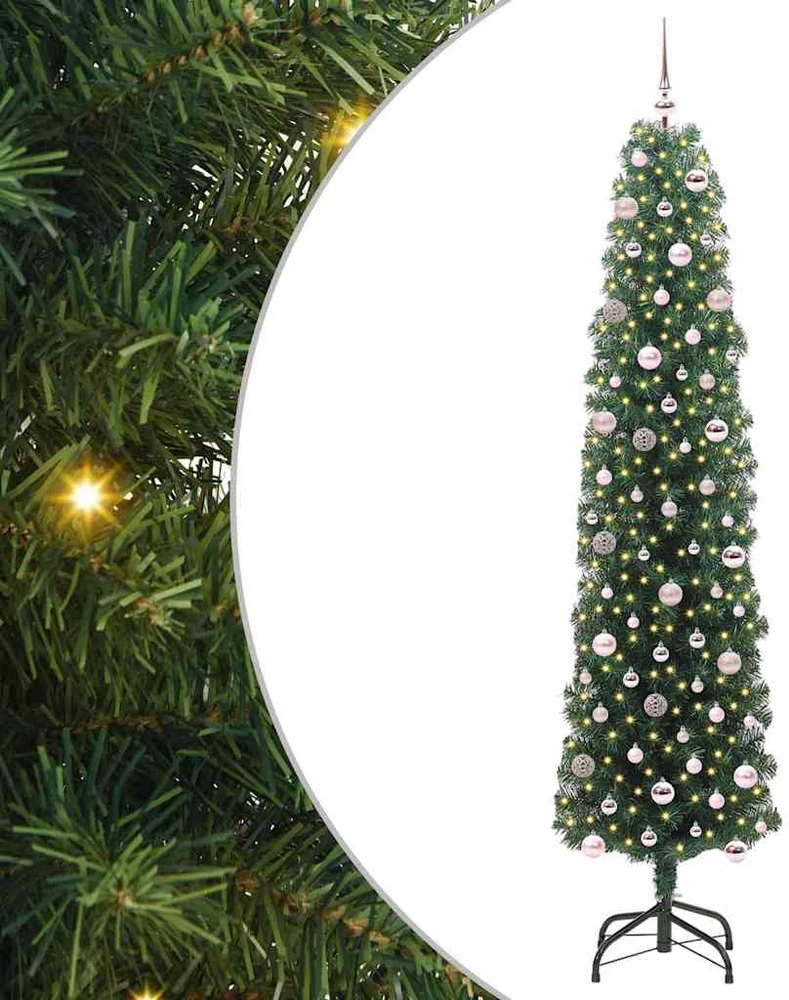 Dirbtinė Kalėdų eglutė Žalia 240 cm PVC, plienas ir plastikas