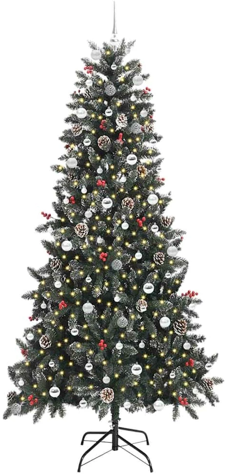 Dirbtinė Kalėdų eglutė Žalia 240 cm PVC, plastikas ir plienas
