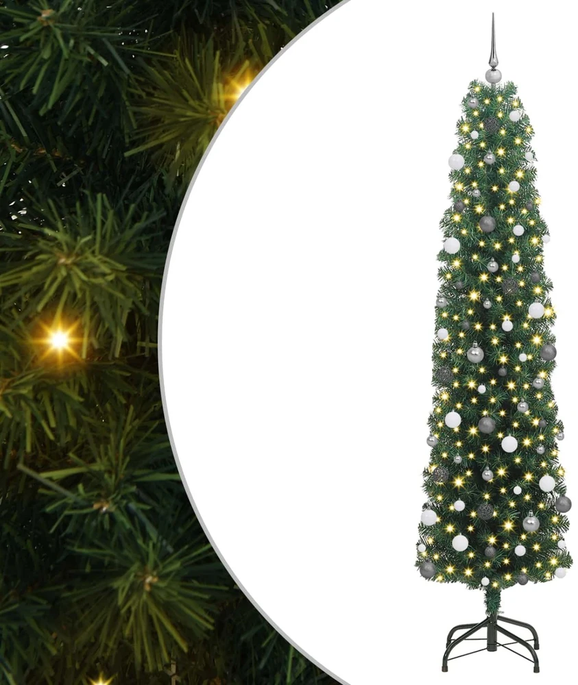 Dirbtinė Kalėdų eglutė Žalia 240 cm PVC, plienas ir plastikas