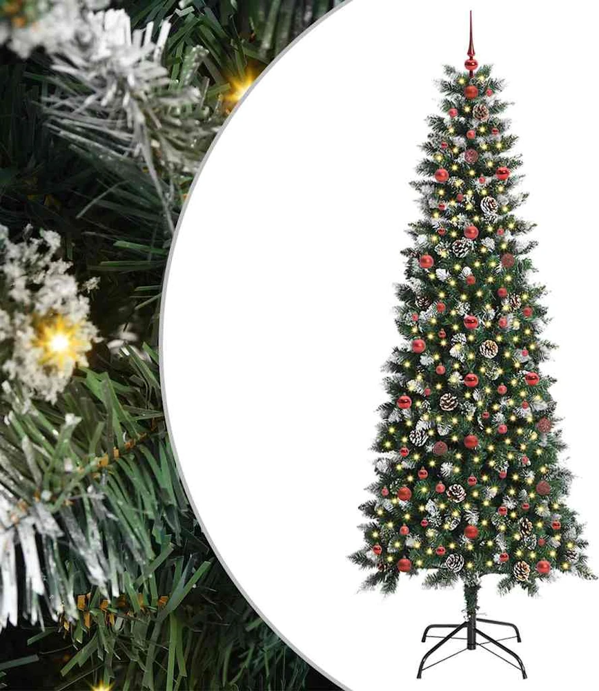 Dirbtinė Kalėdų eglutė Žalia 240 cm PVC, plastikas ir plienas