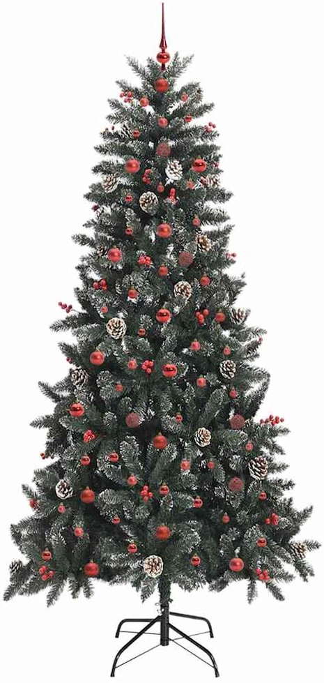 Dirbtinė Kalėdų eglutė Žalia 240 cm PVC, plastikas ir plienas