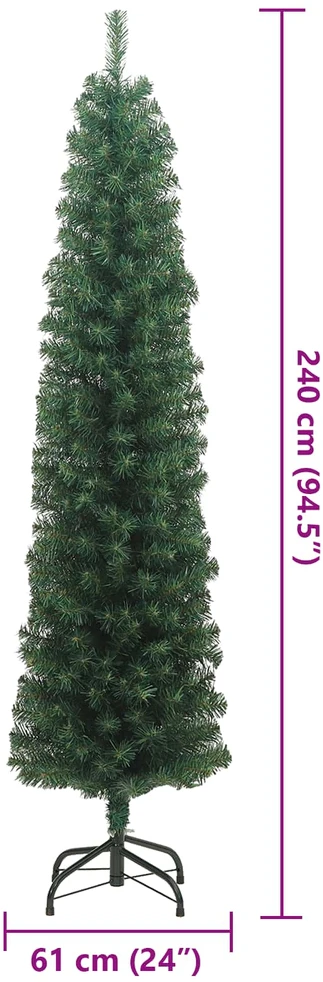 Dirbtinė Kalėdų eglutė Žalia 240 cm PVC, plienas ir plastikas