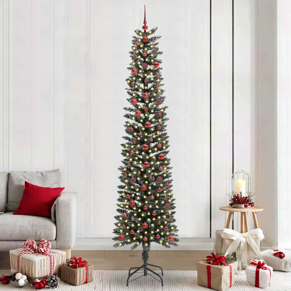 Dirbtinė Kalėdų eglutė Žalia 240 cm PVC, plastikas ir plienas
