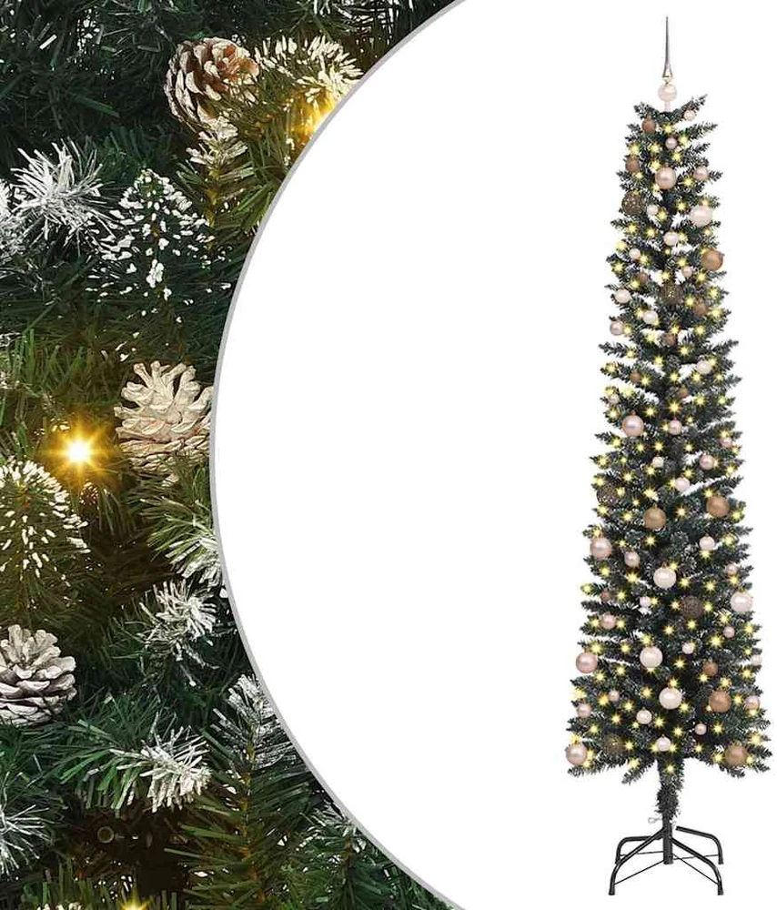 Dirbtinė Kalėdų eglutė Žalia 240 cm PVC, plastikas ir plienas