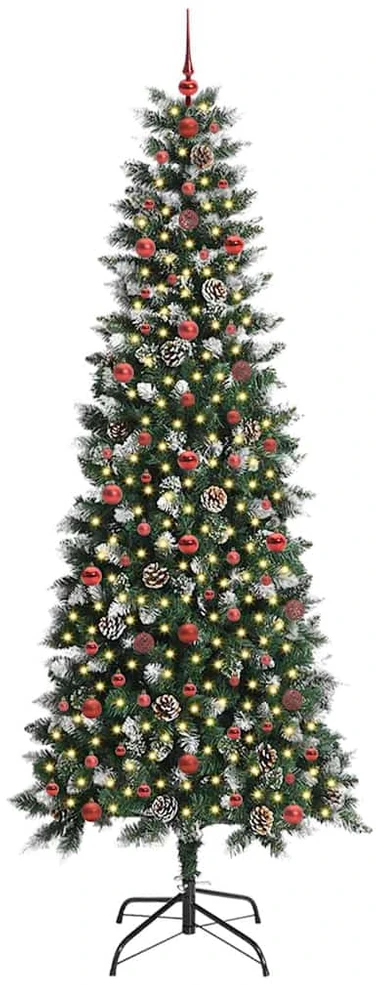 Dirbtinė Kalėdų eglutė Žalia 240 cm PVC, plastikas ir plienas