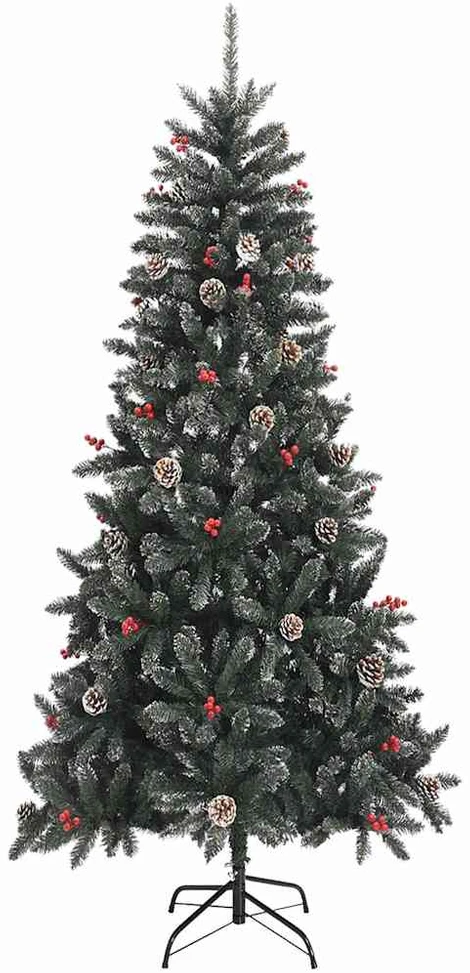 Dirbtinė Kalėdų eglutė Žalia 240 cm PVC, plastikas ir plienas